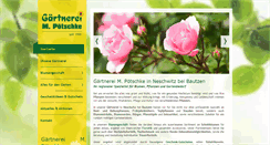 Desktop Screenshot of gaertnerei-m-poetschke.de